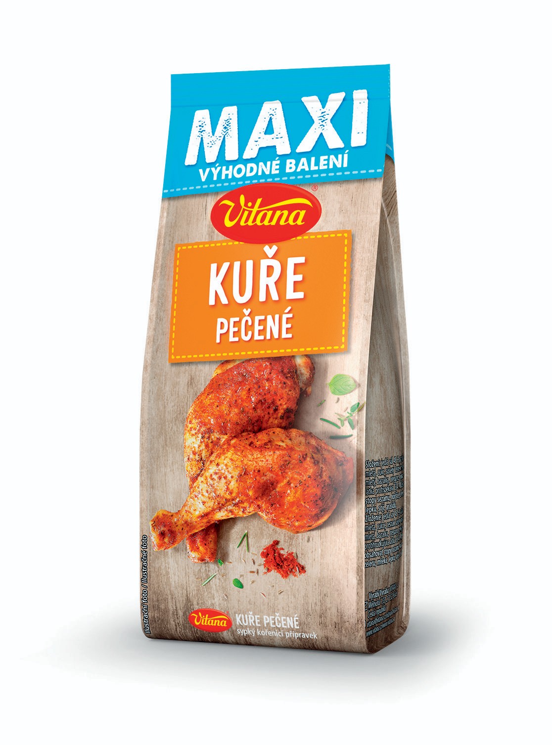 Trvanlivé potraviny - Vitana MAXI Kuře pečené 90g