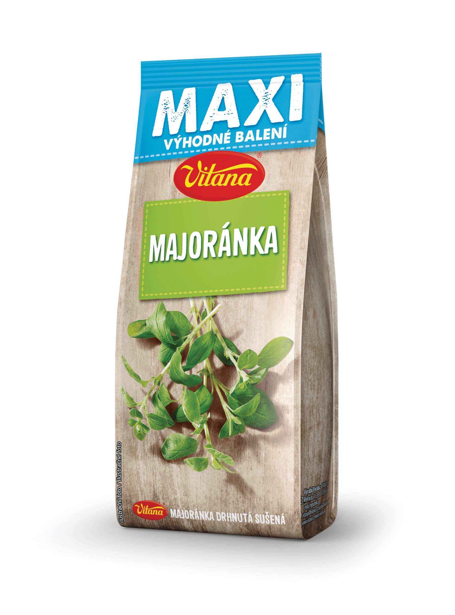 Trvanlivé potraviny - Vitana Maxi Majoránka 20 g