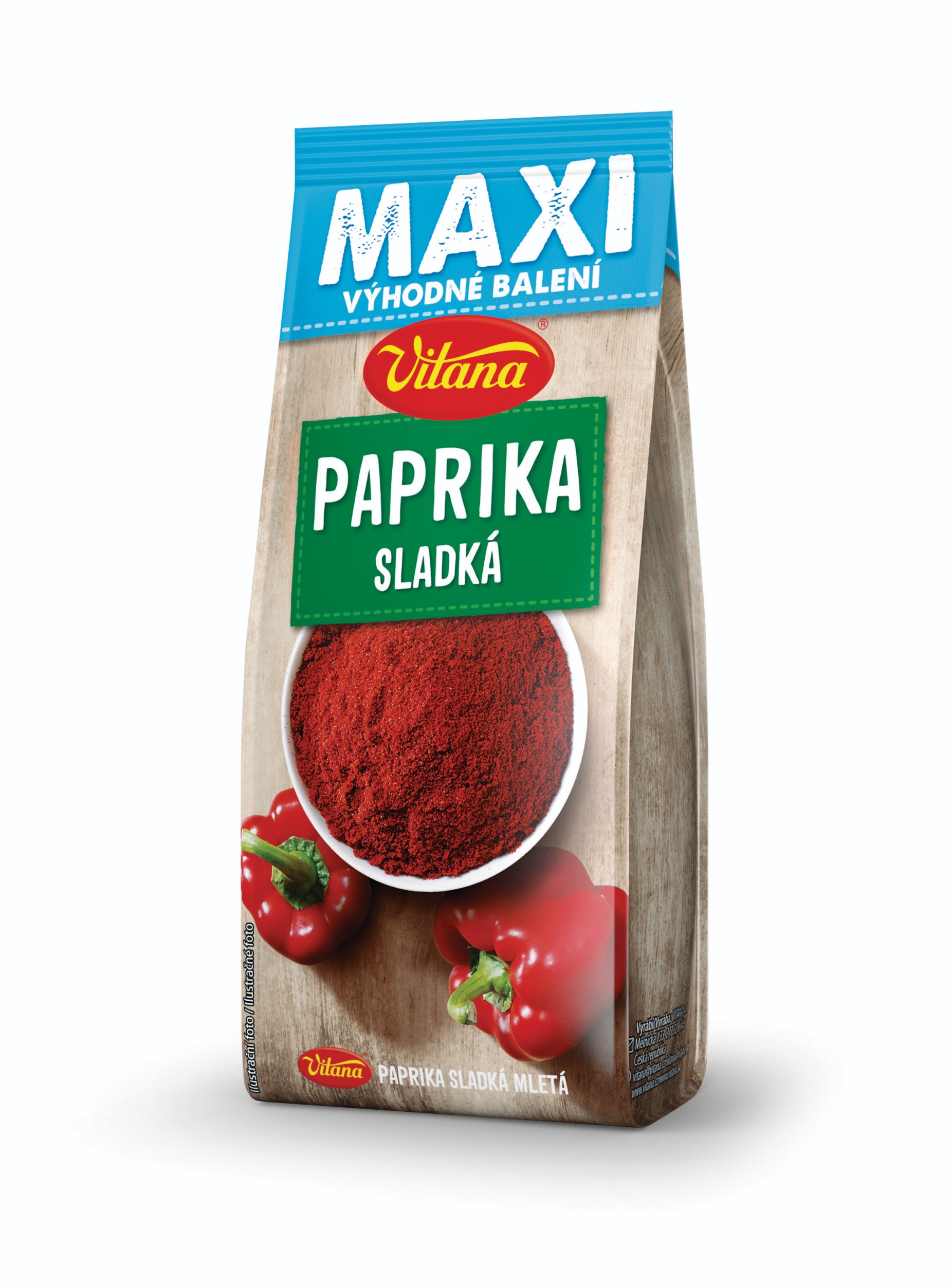 Trvanlivé potraviny - Vitana Maxi Paprika sladká 100 g