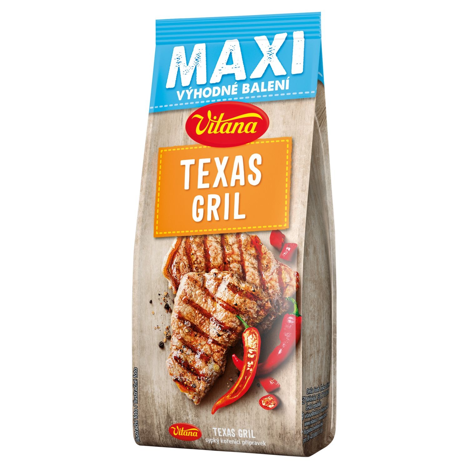 Trvanlivé potraviny - Vitana Maxi Texas gril 80g