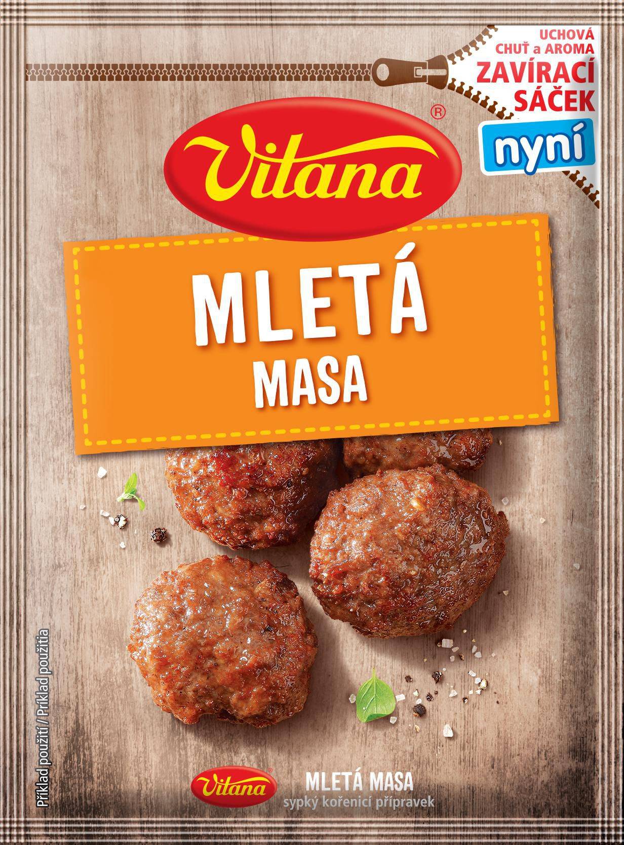 Trvanlivé potraviny - Vitana Mletá masa 25g