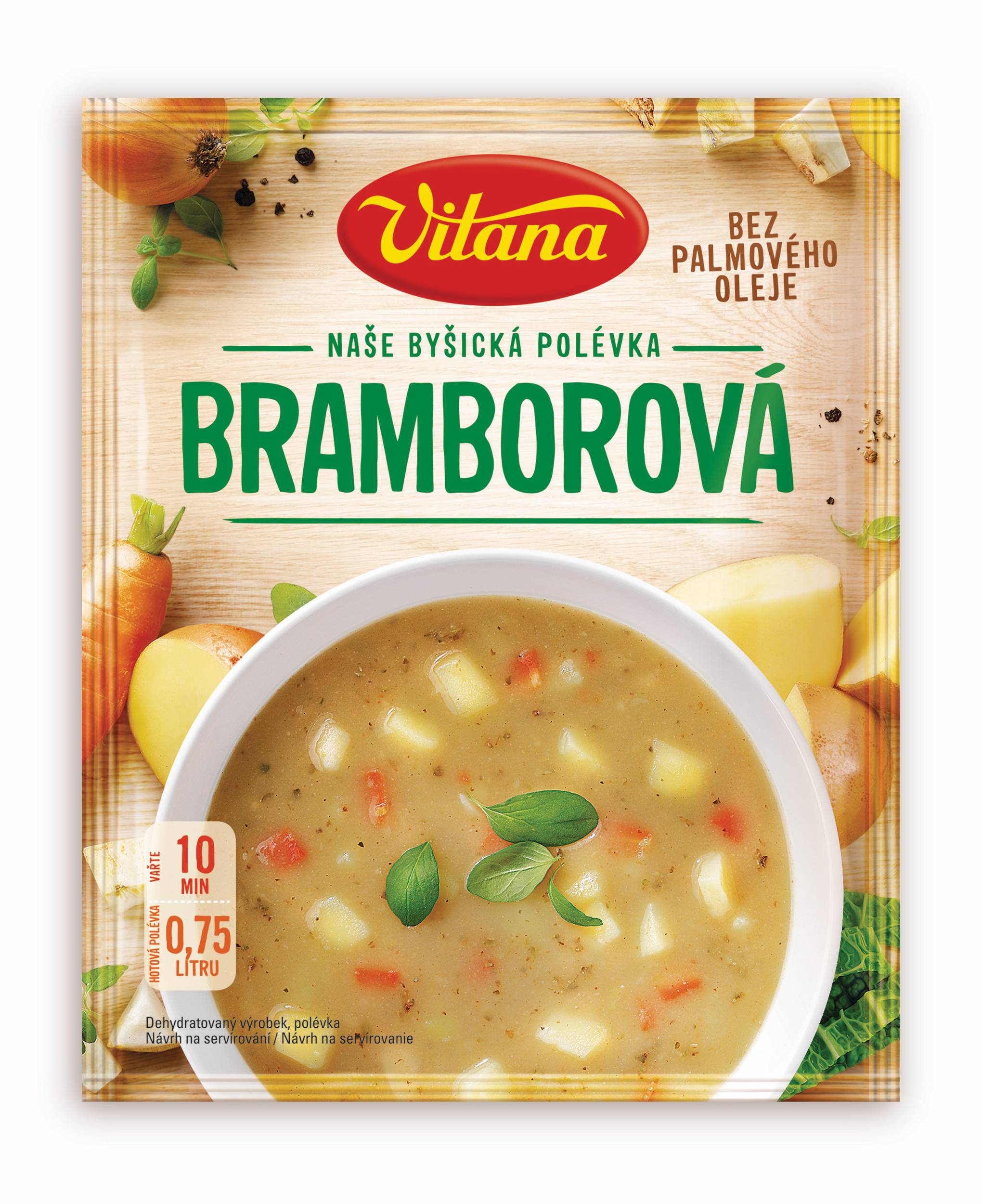 Trvanlivé potraviny - Vitana Naše Byšická bramborová polévka 66g