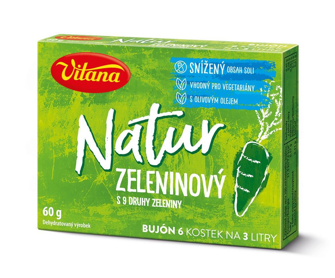 Trvanlivé potraviny - Vitana Natur Zeleninový bujón 60 g