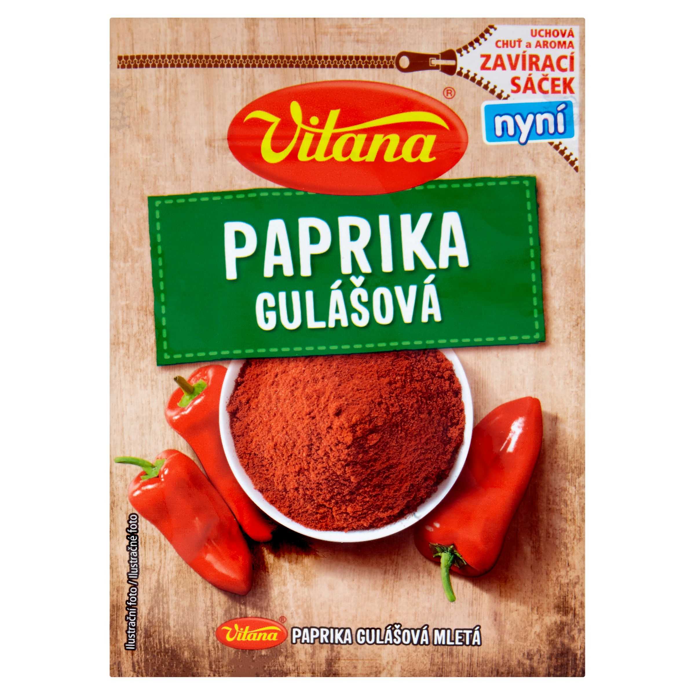 Trvanlivé potraviny - Vitana Paprika gulášová mletá 23g