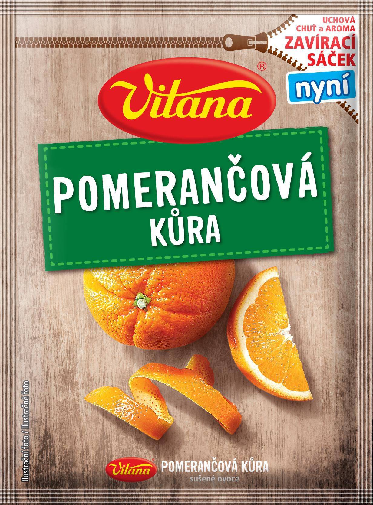 Trvanlivé potraviny - Vitana Pomerančová kůra 13g