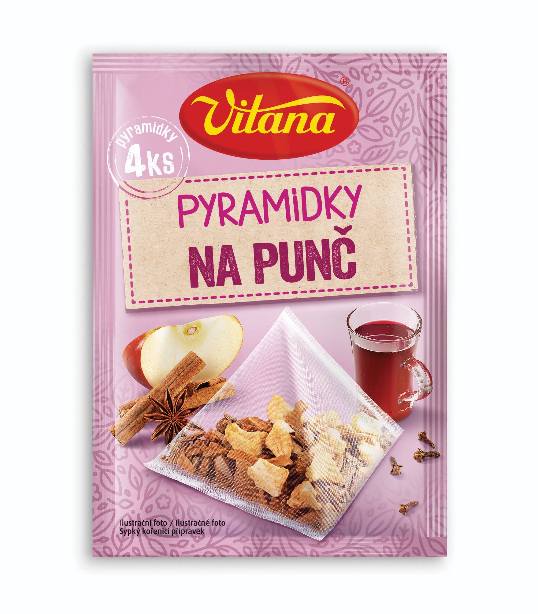 Trvanlivé potraviny - Vitana Punč pyramidky koření 4x5g