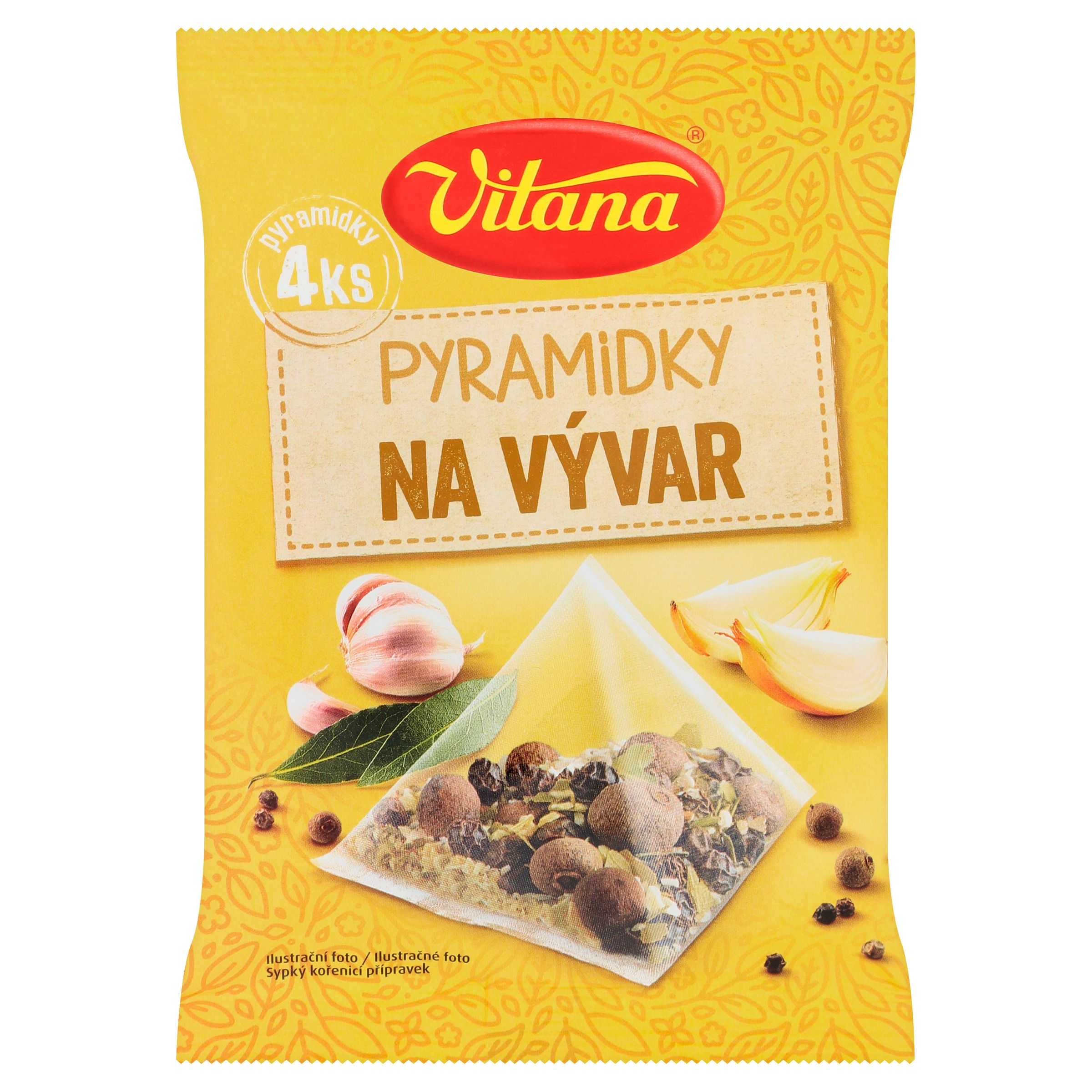 Trvanlivé potraviny - Vitana Pyramidky koření vývar 5 g