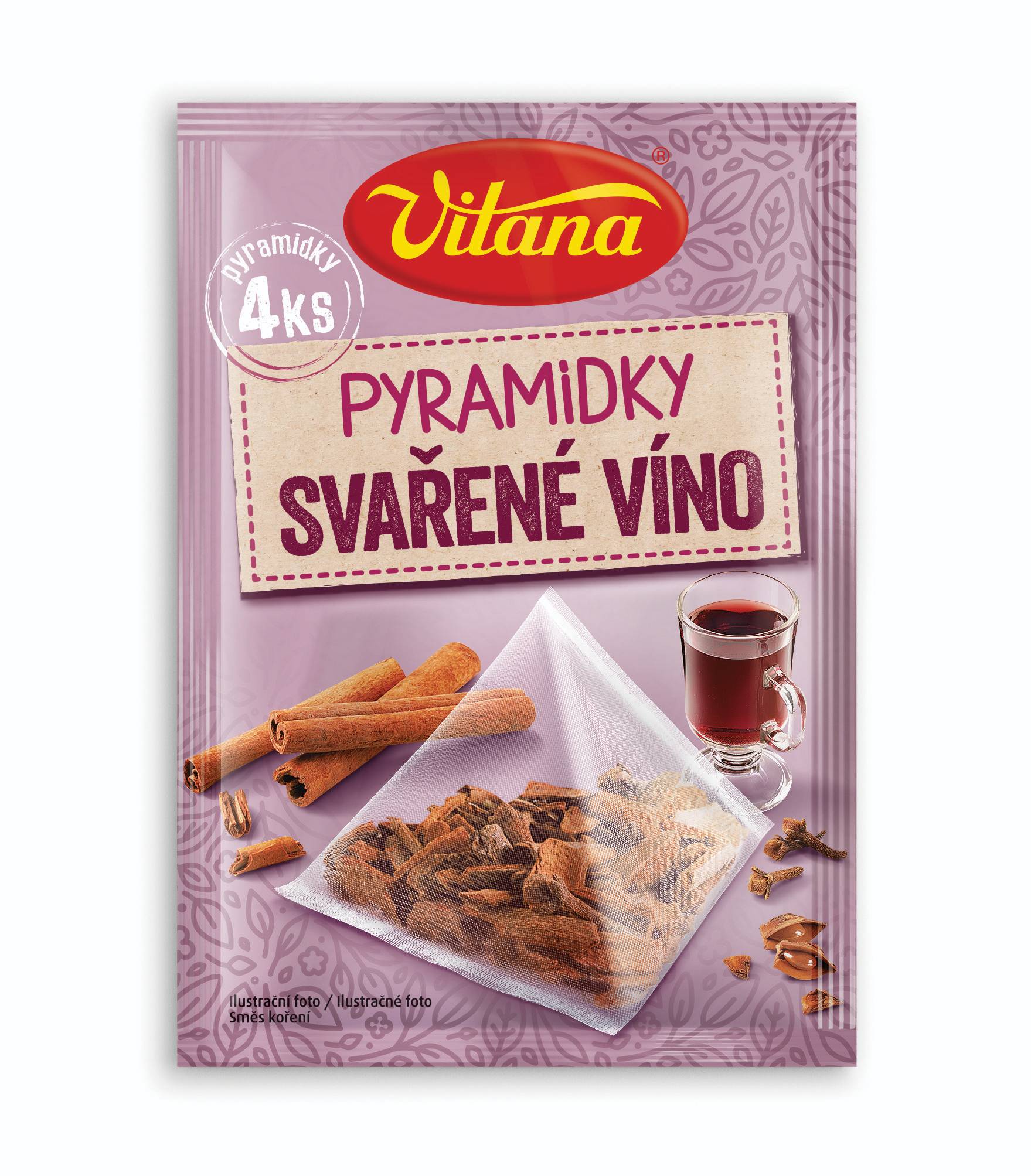 Trvanlivé potraviny - Vitana Pyramidky svařené víno 4 x 5g