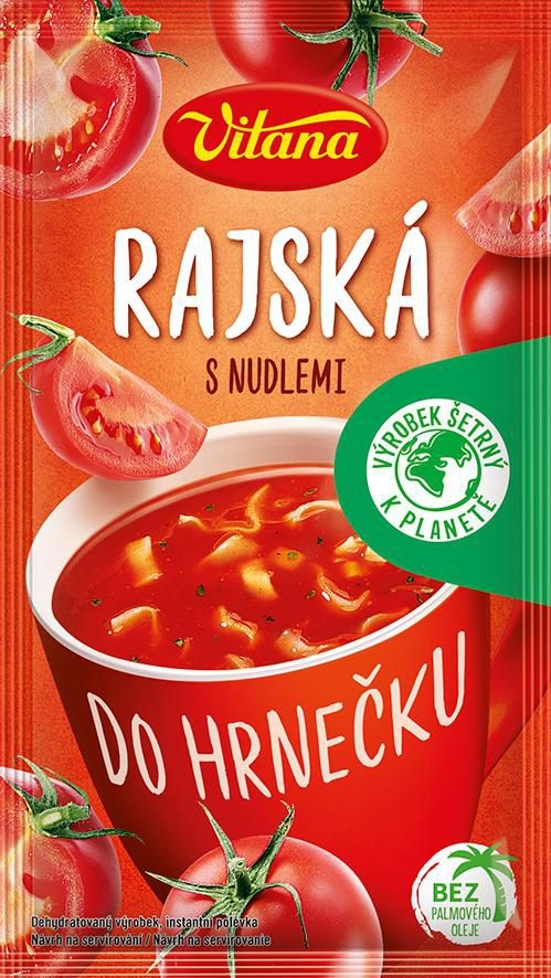 Trvanlivé potraviny - Vitana Rajská polévka do hrnečku 22 g