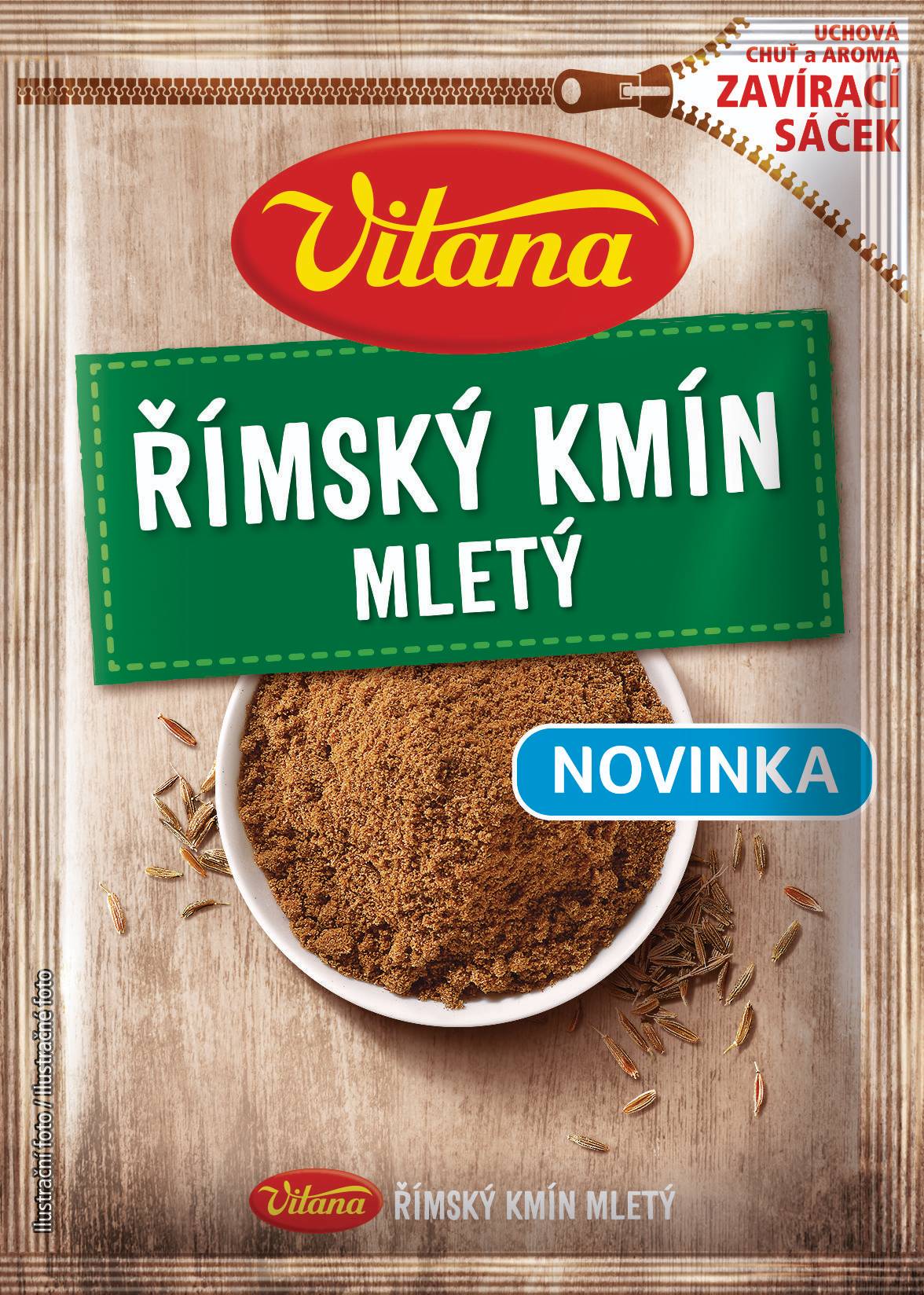 Trvanlivé potraviny - Vitana Římský kmín mletý 25g