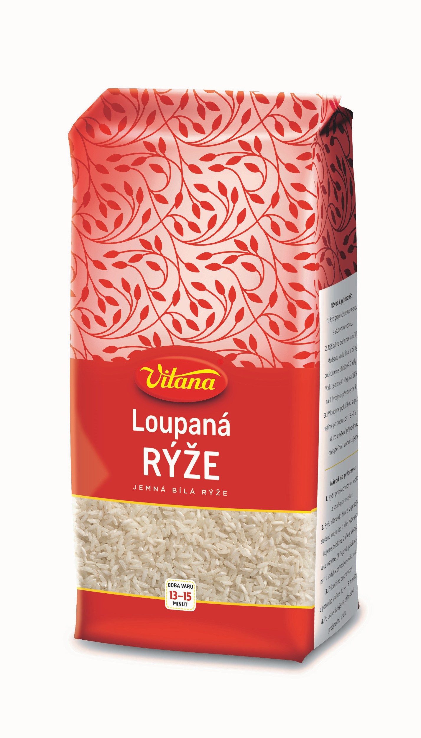 Trvanlivé potraviny - Vitana Rýže loupaná dlouhozrnná 900 g