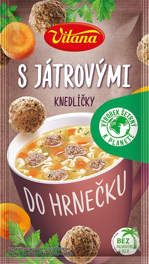 Trvanlivé potraviny - Vitana S játrovými knedlíčkydo hrnečku 14 g