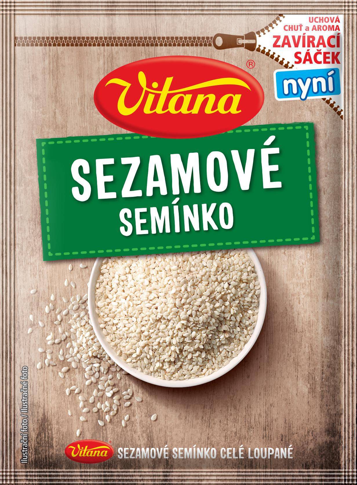 Trvanlivé potraviny - Vitana Sezamové semínko 28g
