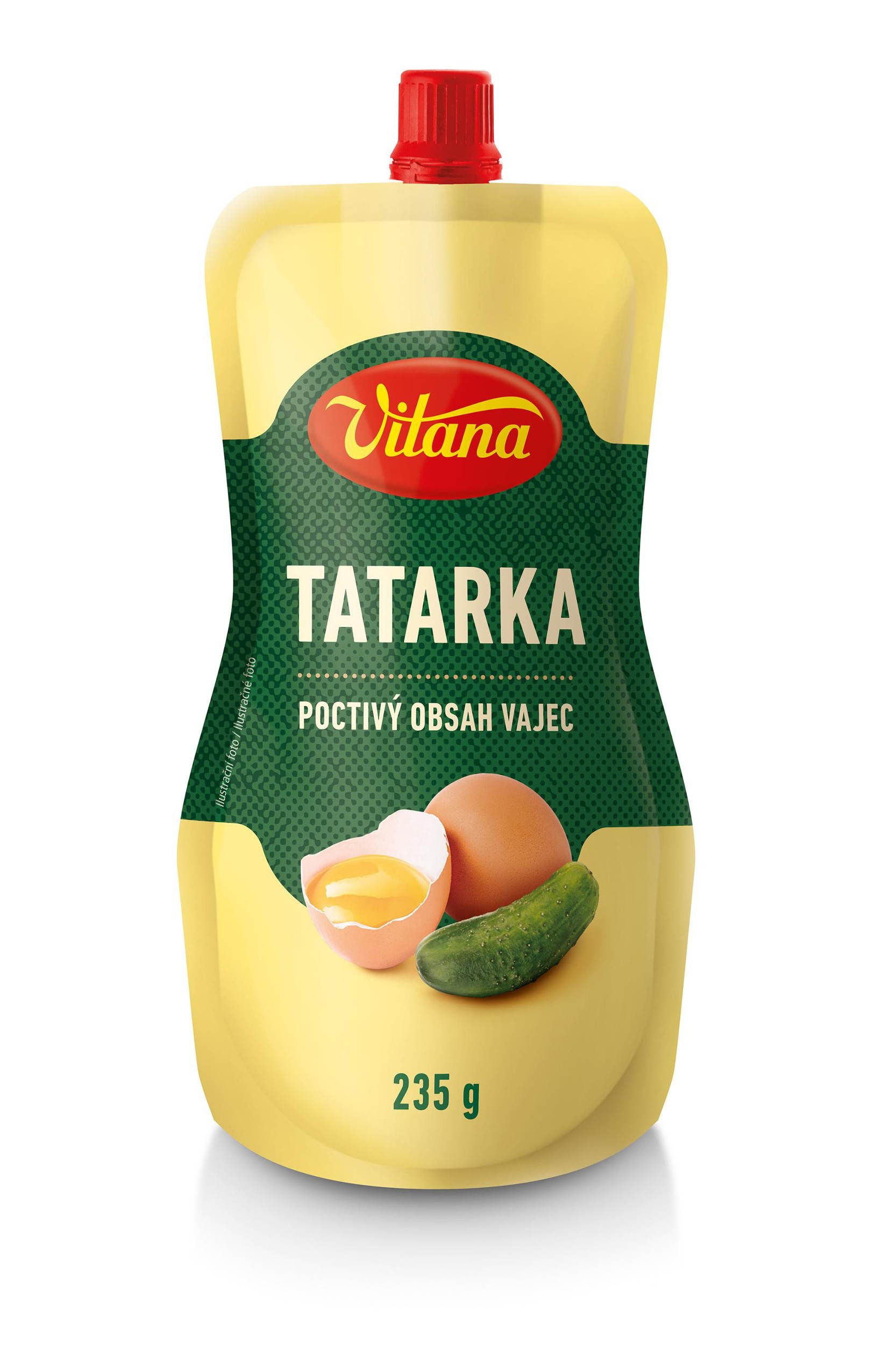 Mléčné a chlazené - Vitana Tatarská omáčka  z podestýlkových vajec 235g