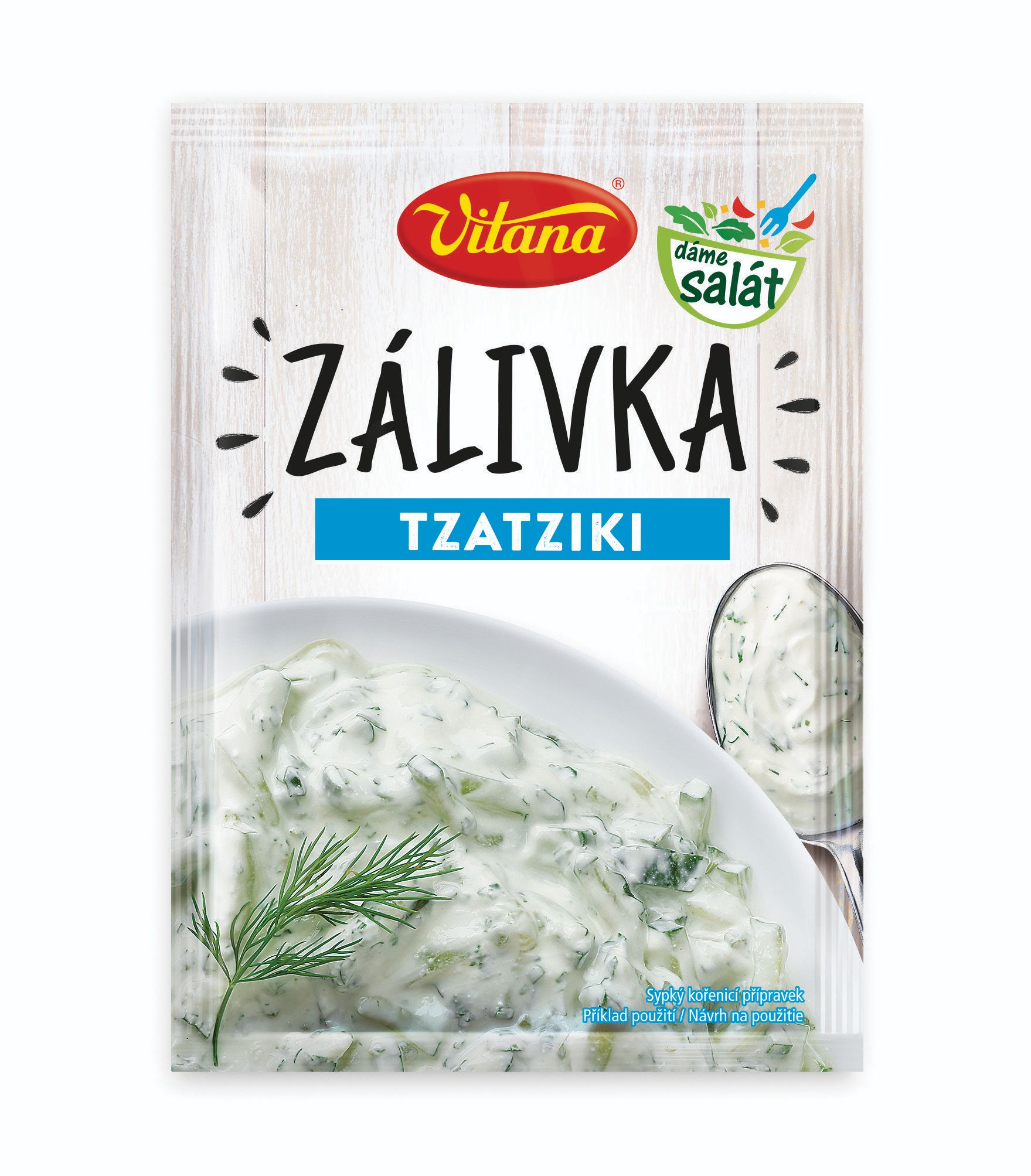 Trvanlivé potraviny - Vitana Tzatziki zálivka suchá 25g