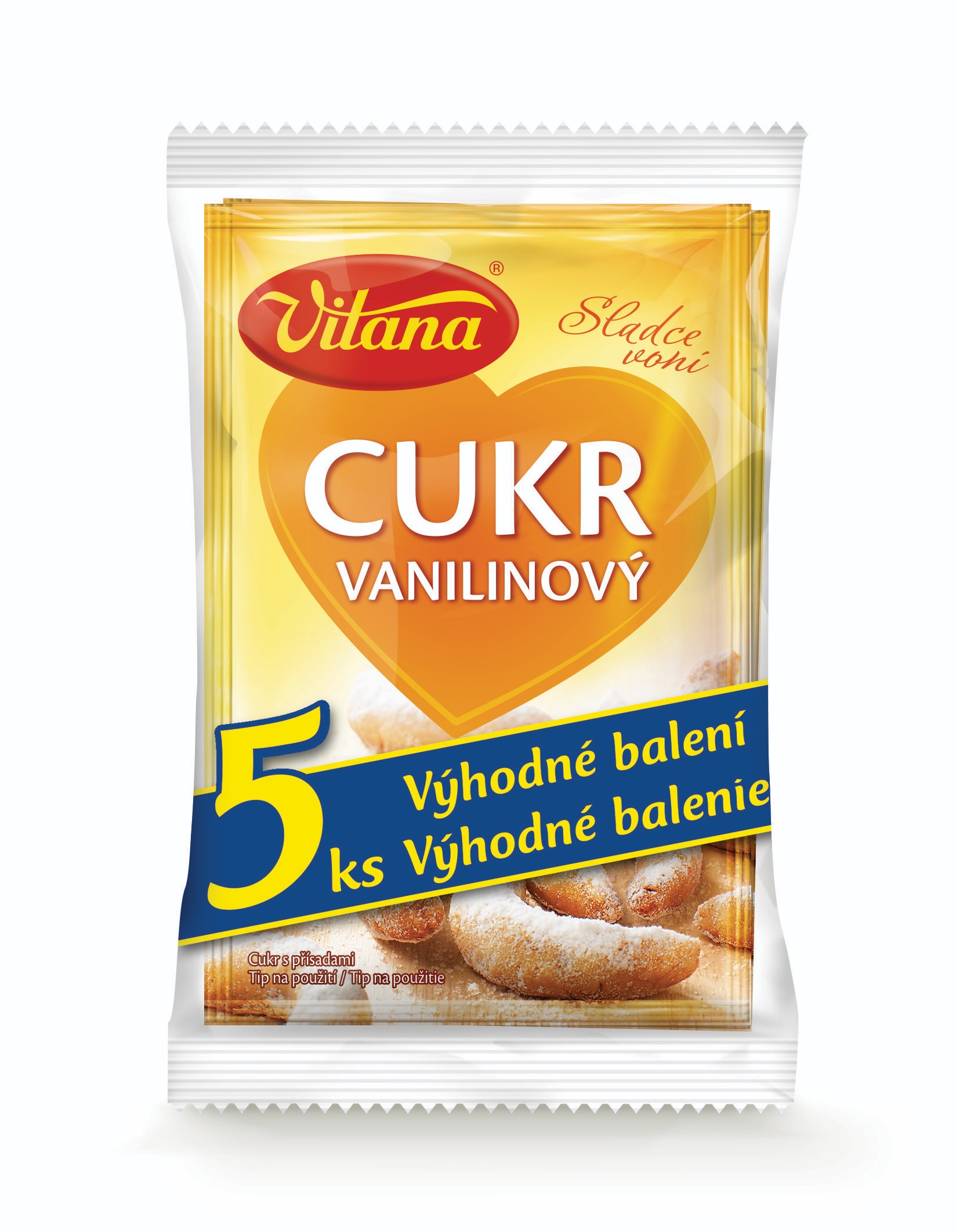 Trvanlivé potraviny - Vitana Vanilinový cukr 5 x 20 g