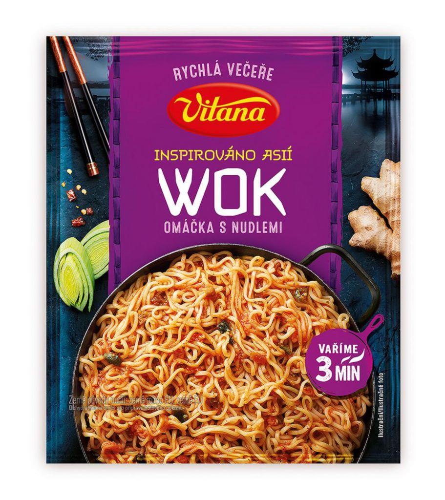 Trvanlivé potraviny - Vitana Wok omáčka s nudlemi 144g