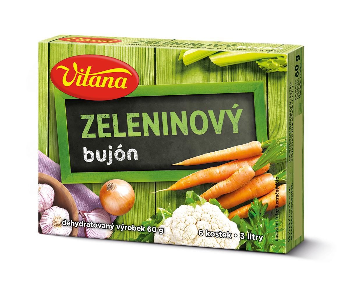 Trvanlivé potraviny - Vitana Zeleninový bujón 60 g