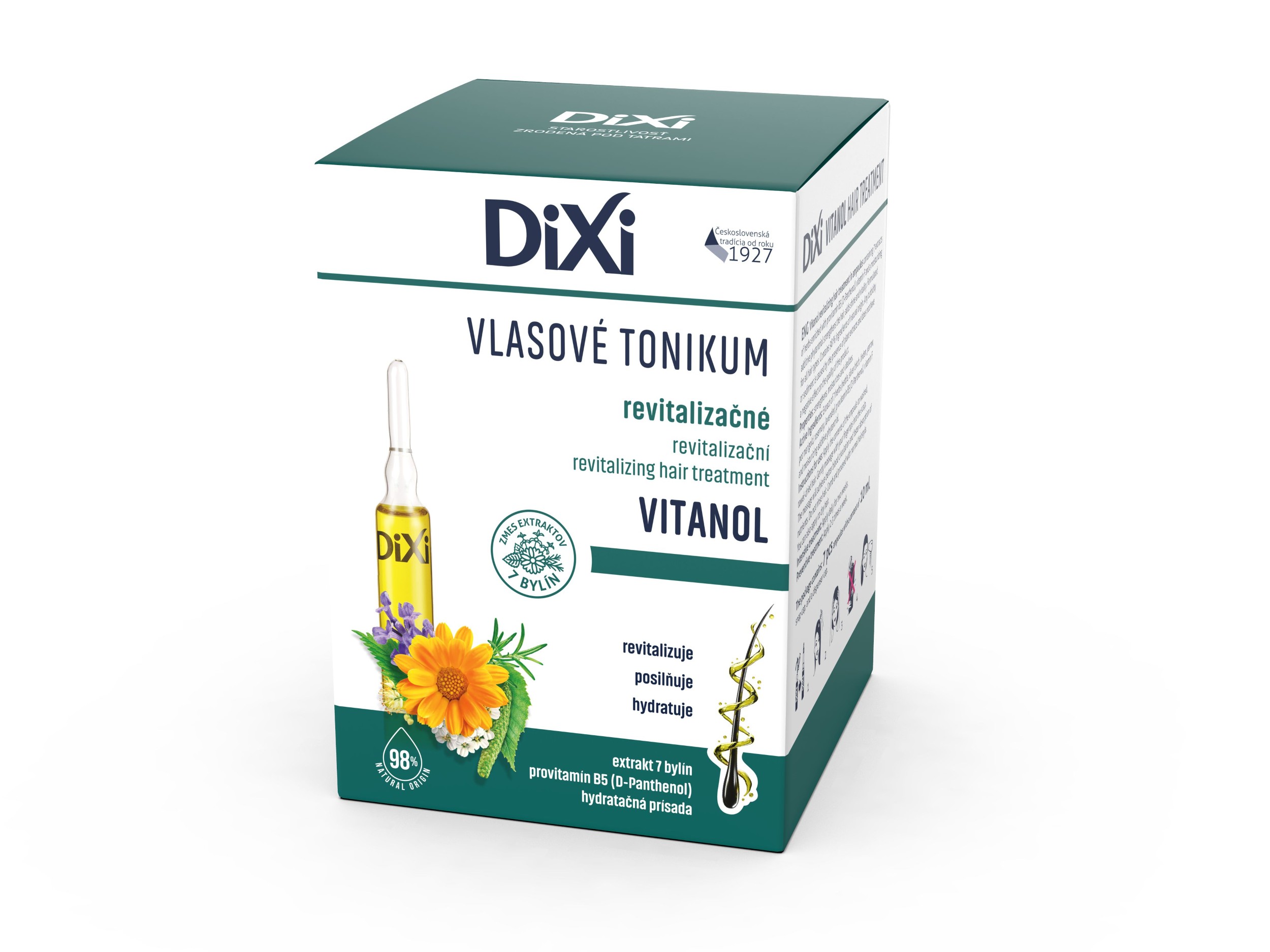 Drogerie a kosmetika - Vitanol revitalizační vlasové tonikum 7x10 ml