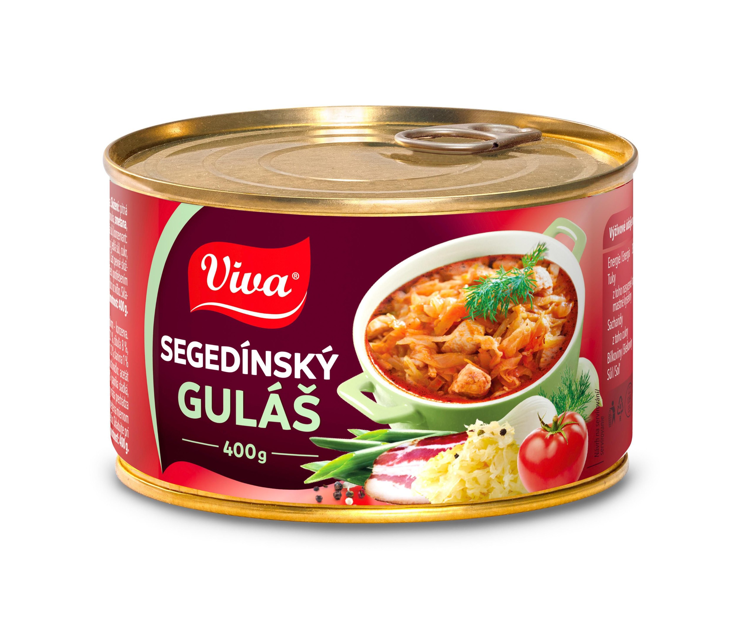 Trvanlivé potraviny - Viva Carne Segedínský guláš 400 g