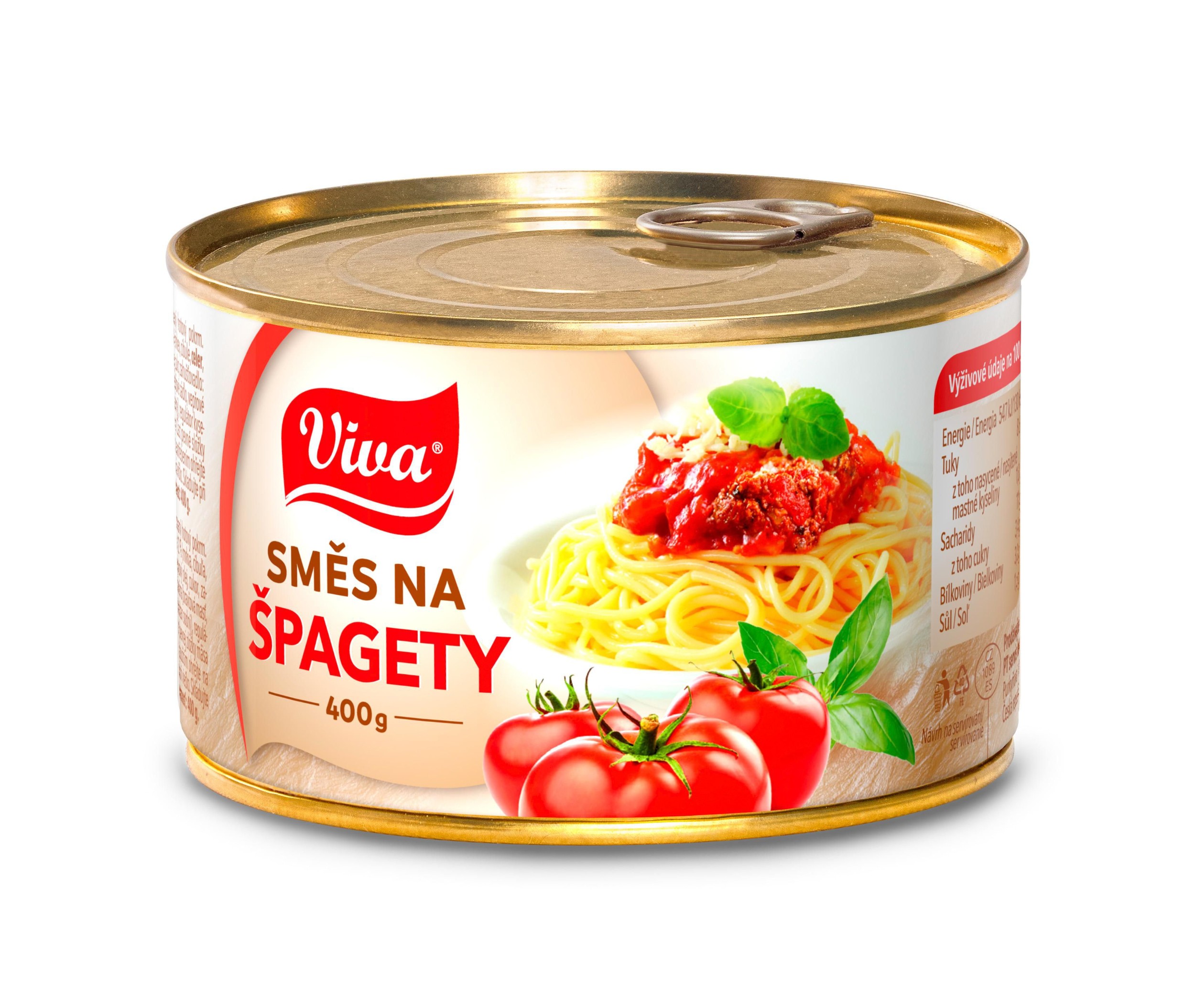 Trvanlivé potraviny - Viva Carne Směs na špagety 400 g