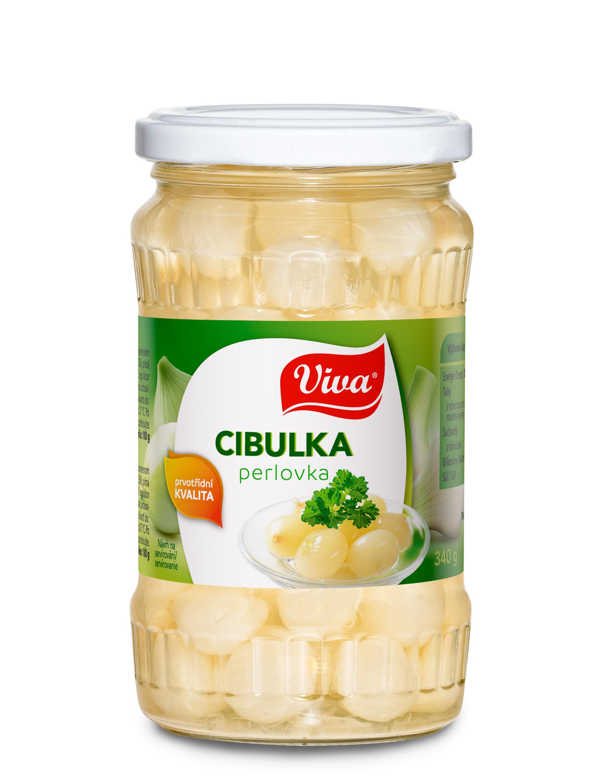 Trvanlivé potraviny - Viva Cibulka perlovka 340g