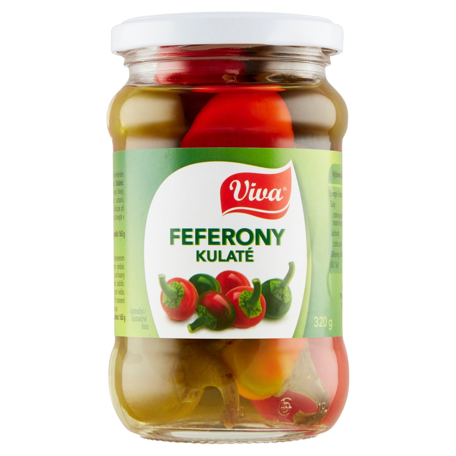 Trvanlivé potraviny - Viva Feferony kulaté 320g