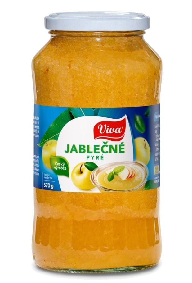 Trvanlivé potraviny - Viva Gourmet Jablečné pyré lahůdkové 670 g