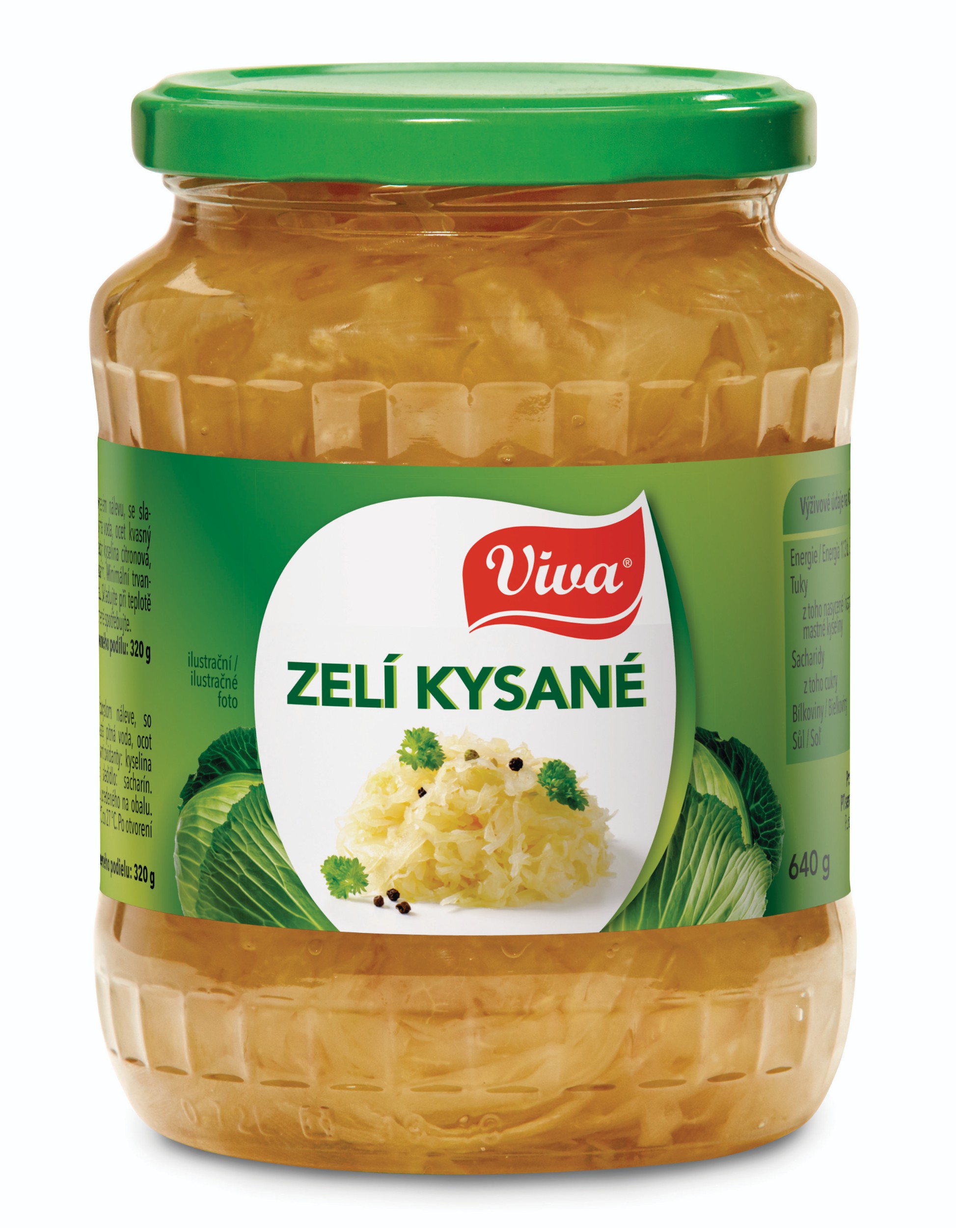 Trvanlivé potraviny - Viva Gourmet Zelí kysané bílé 640 g