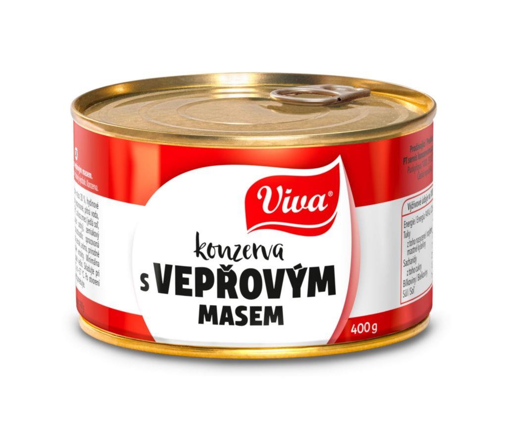 Trvanlivé potraviny - Viva Konzerva s vepřovým masem 400g