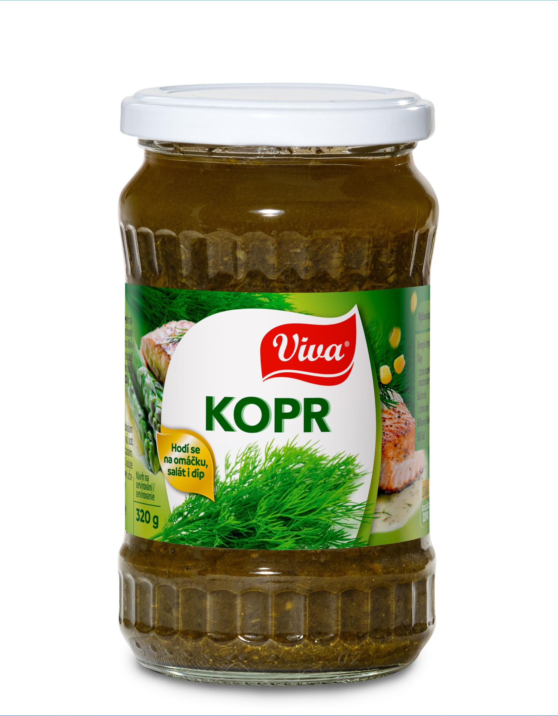 Trvanlivé potraviny - Viva Kopr sterilovaný 320 g