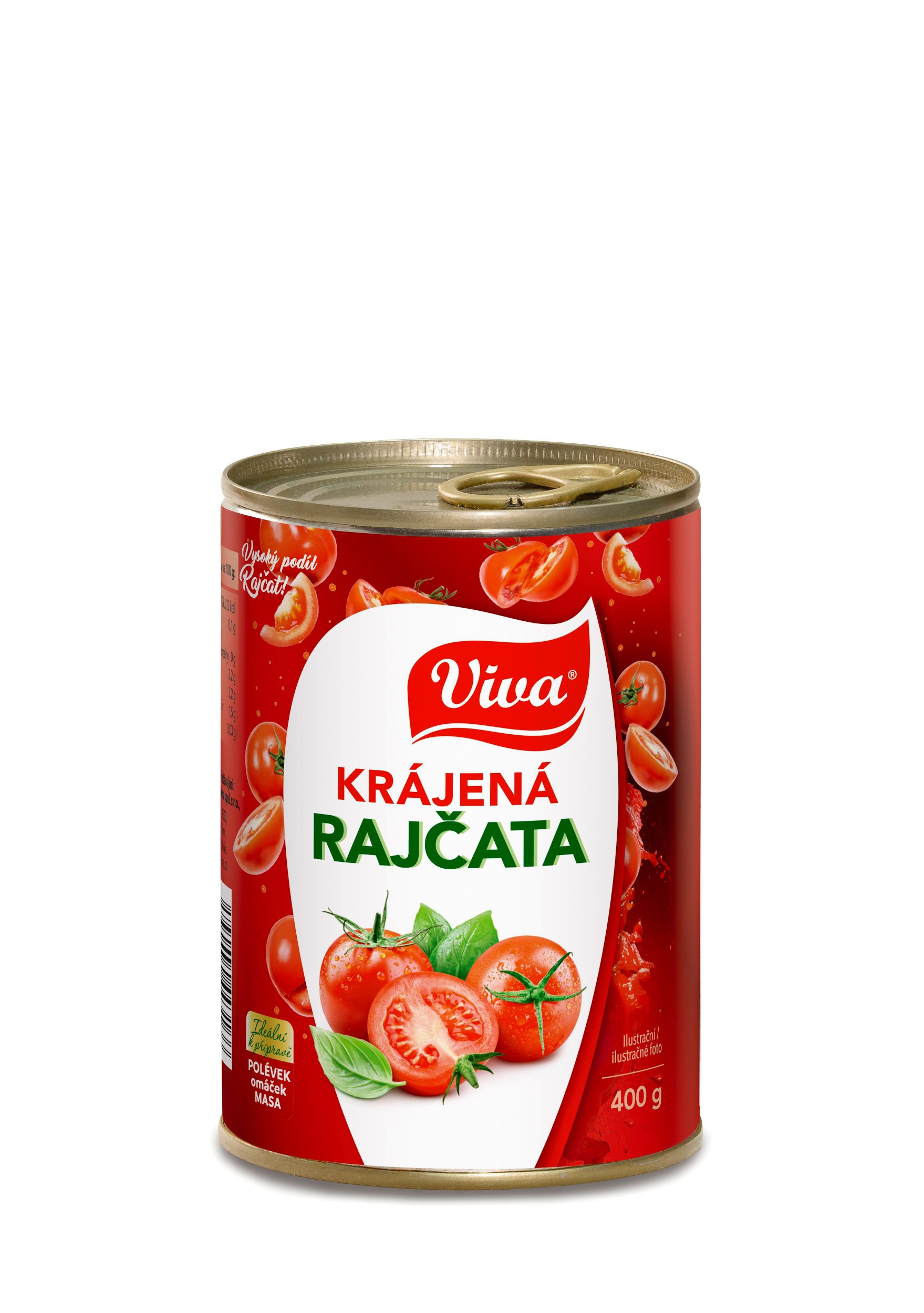 Trvanlivé potraviny - Viva Rajčata krájená 400g