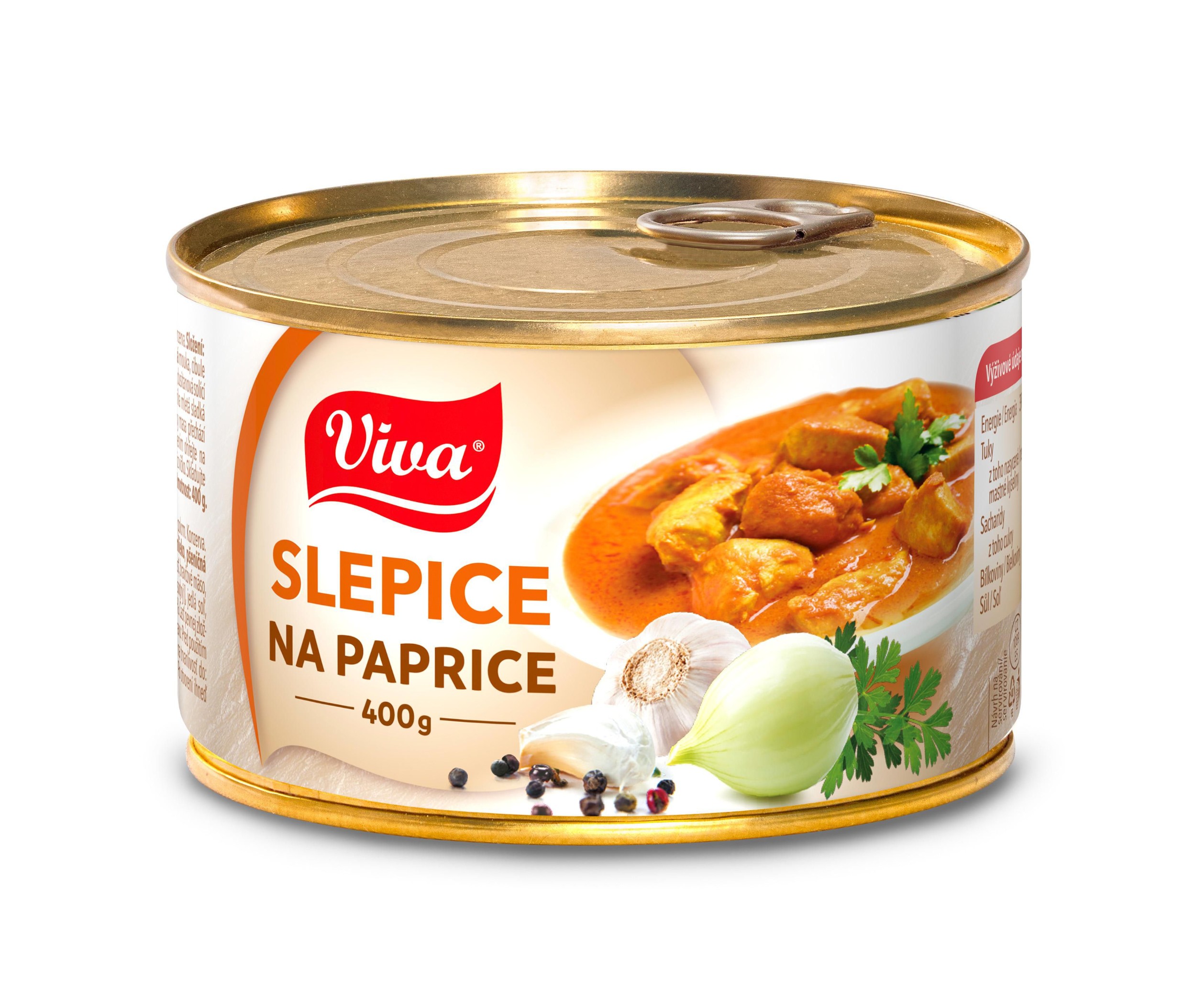 Trvanlivé potraviny - Viva Slepice na paprice 400 g