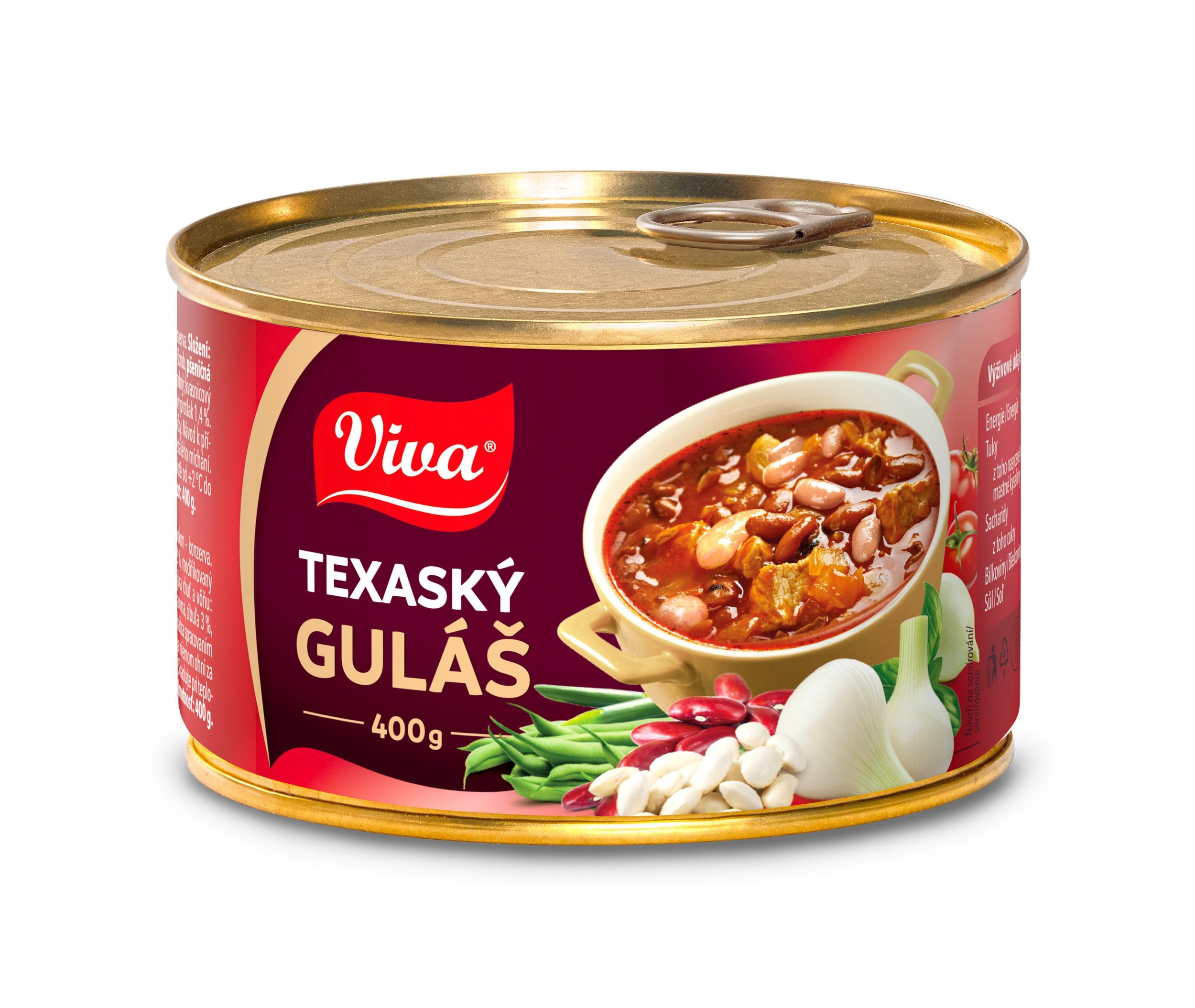 Trvanlivé potraviny - Viva Texaský guláš 400 g