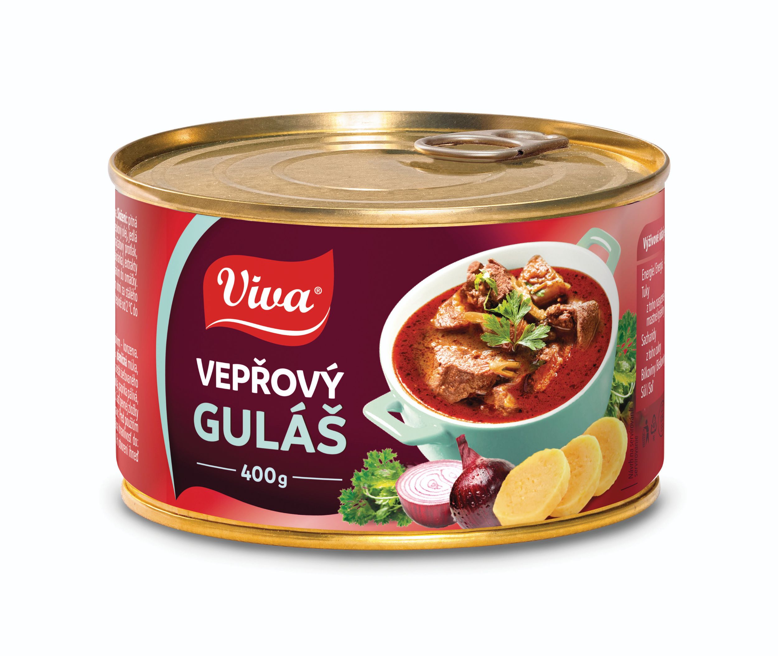 Trvanlivé potraviny - Viva Vepřový guláš 400 g