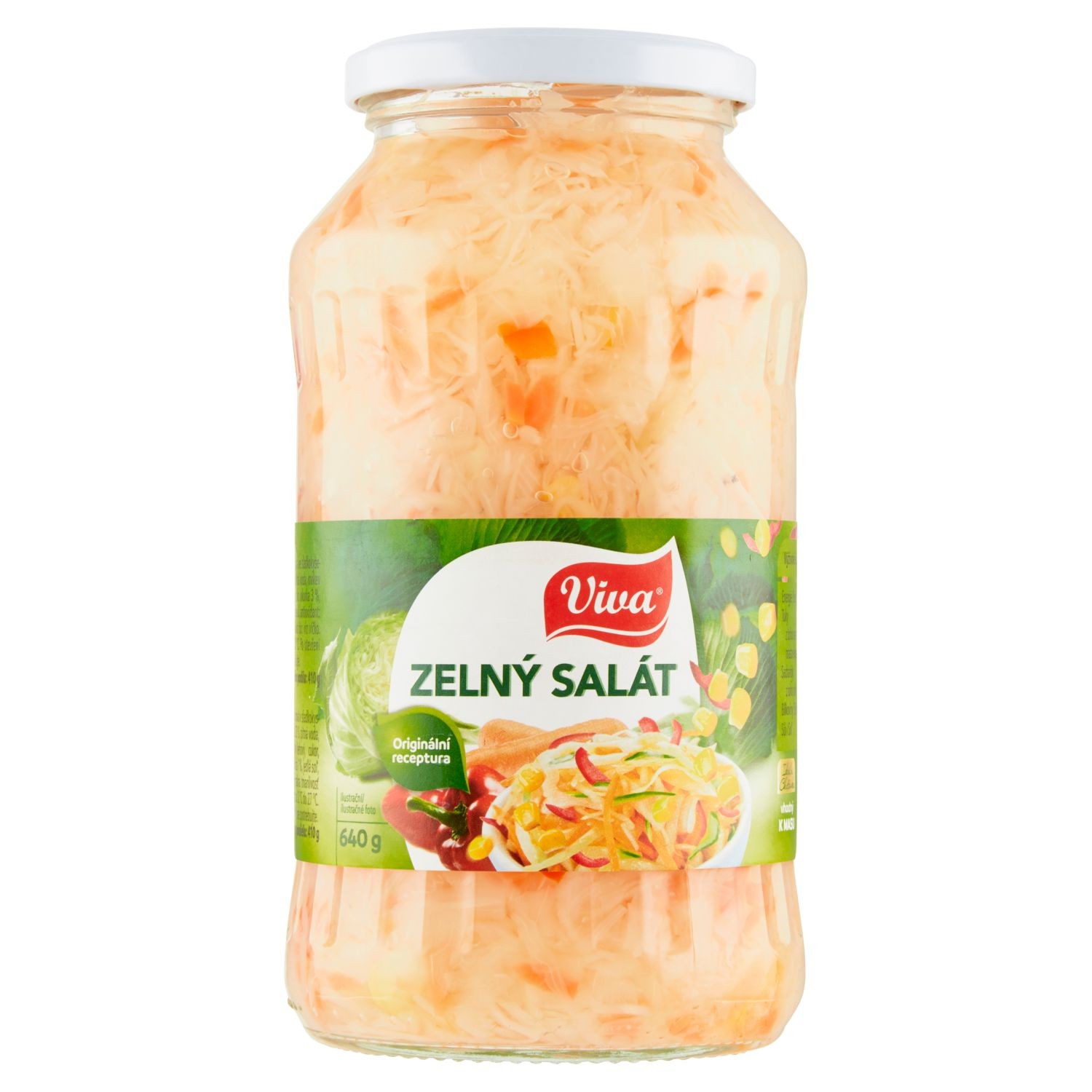 Trvanlivé potraviny - Viva Zelný salát 640g