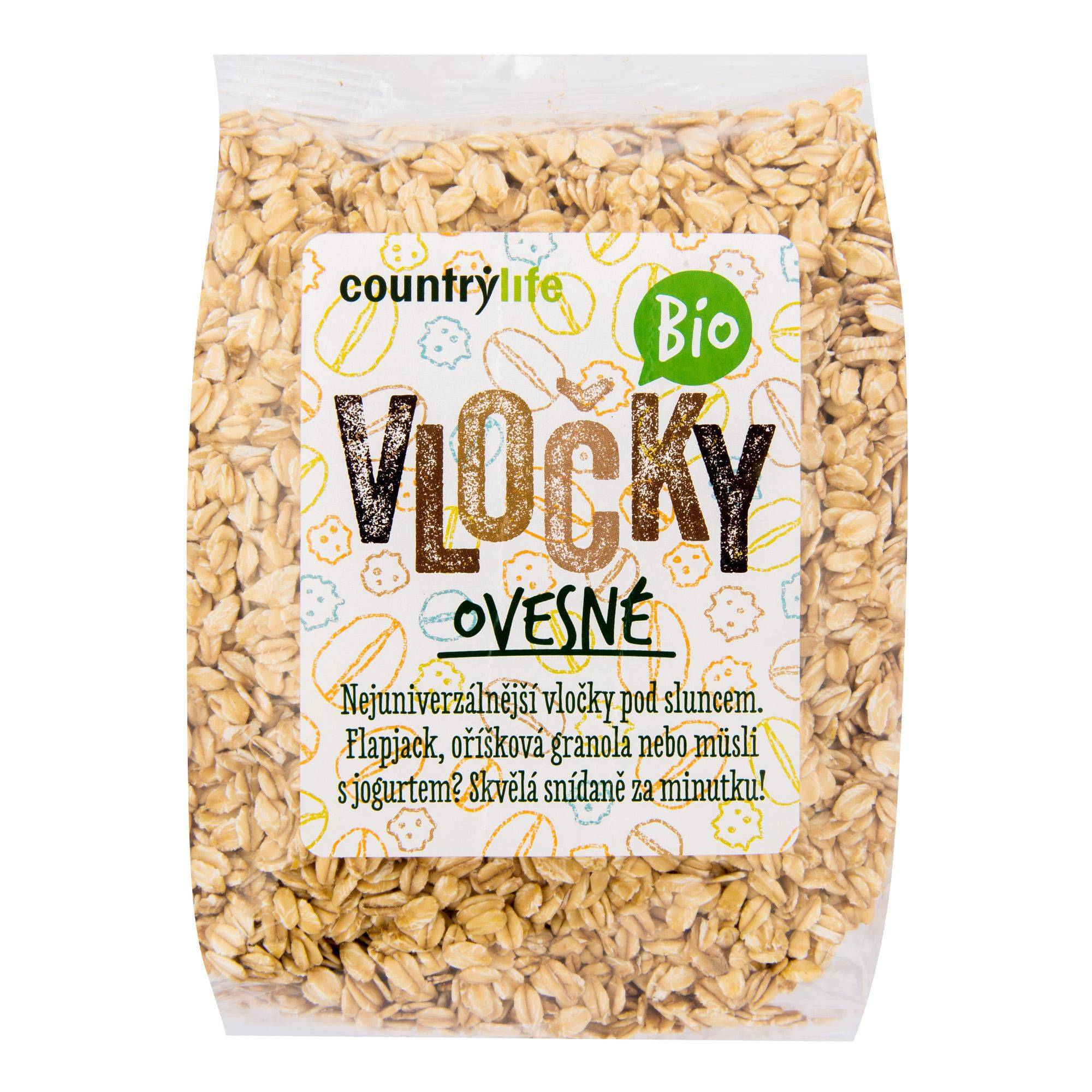 Vločky ovesné 500 g BIO   COUNTRY LIFE-0