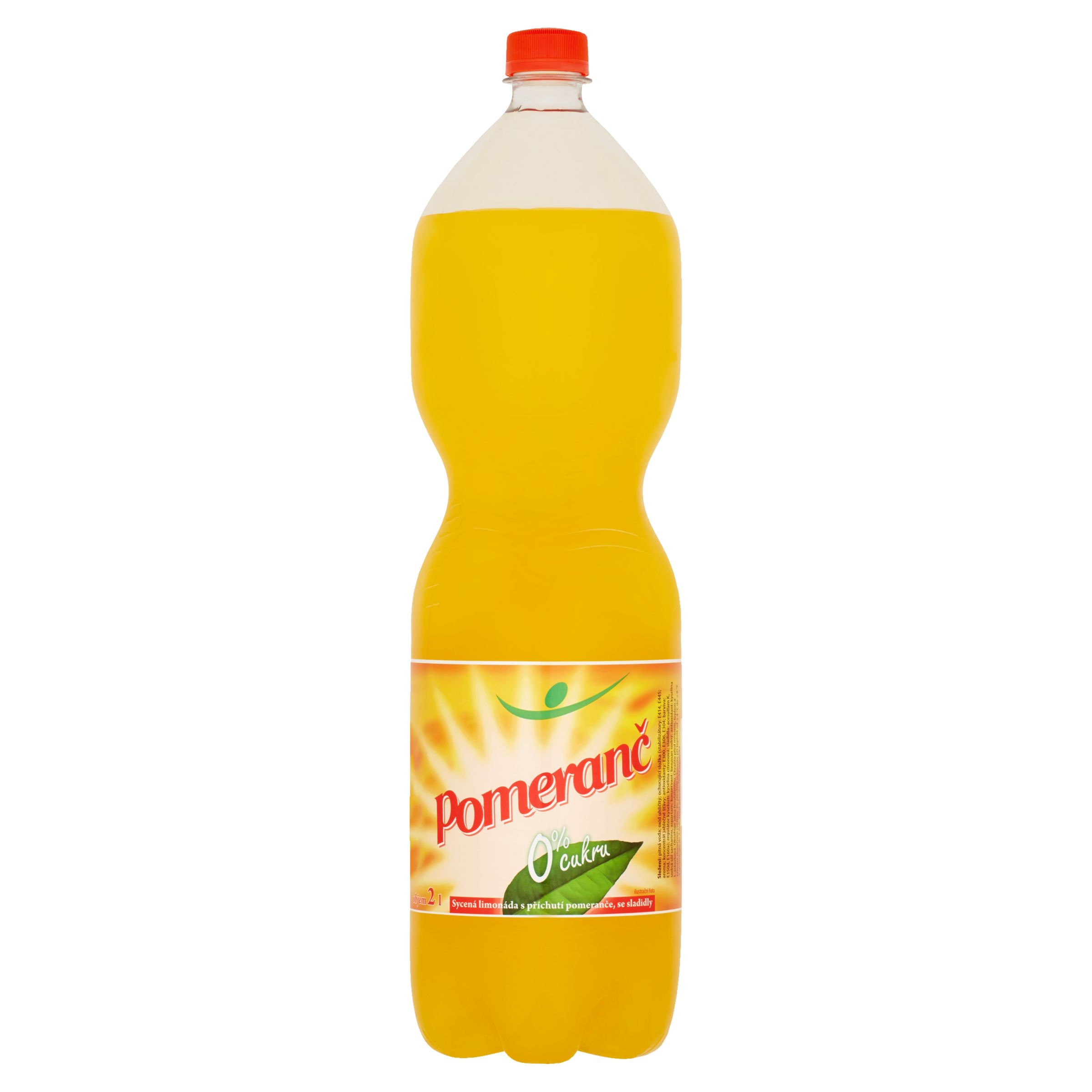 Nápoje - Voda s příchutí pomeranč se sladidly 2 l