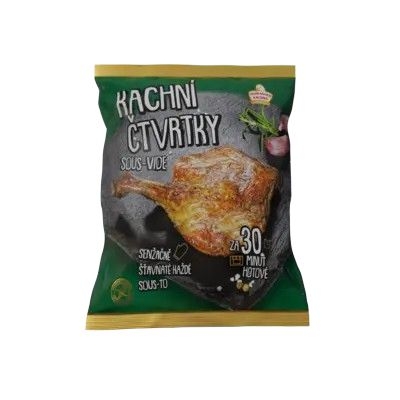 Hotová jídla - Vodňanská Kachna Kachní čtvrtky pečené sous vide 800g
