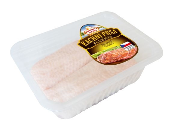 Kachní, husí - Vodňanská Kachna Kachní prsa bez kosti s kůží - cca 600 g
