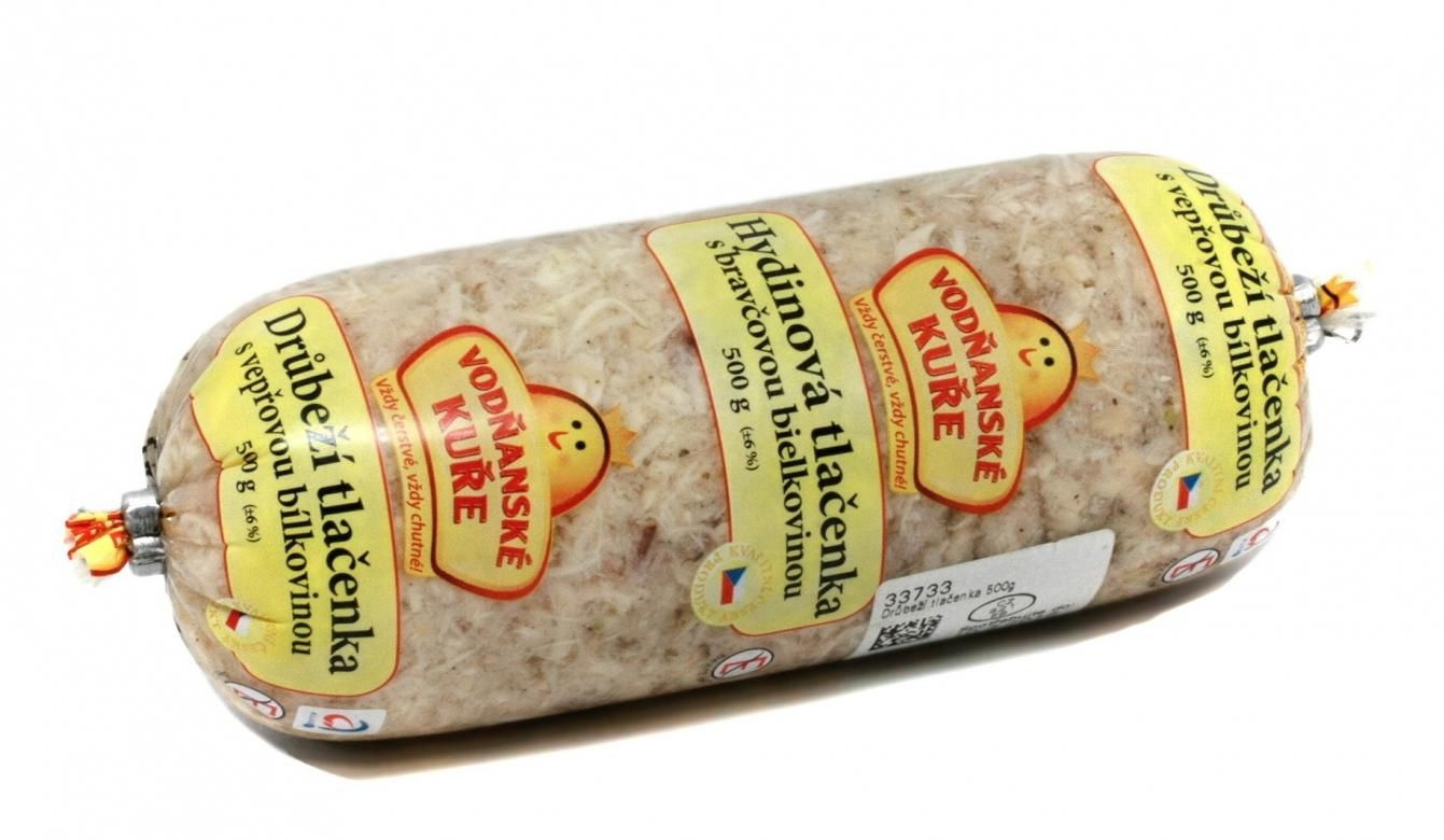 Uzeniny a lahůdky - Vodňanské kuře Drůbeží tlačenka 500 g