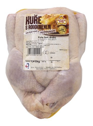 Drůbež v celku - Vodňanské kuře s rodokmenem - cca 1500 g