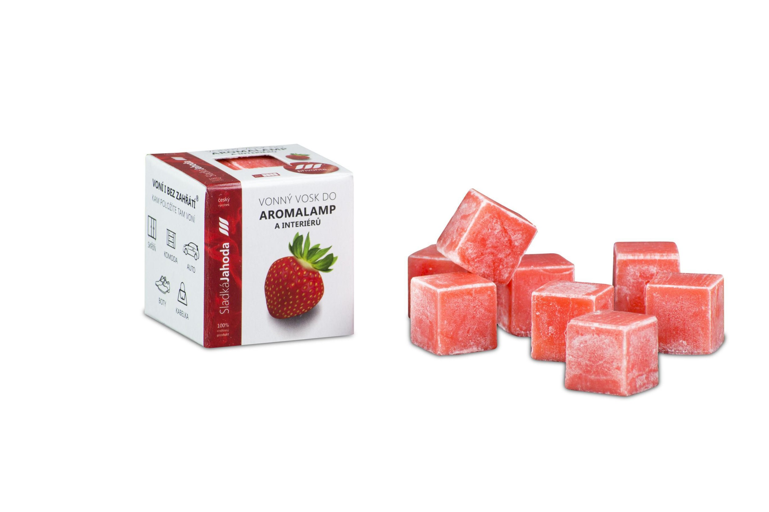 Domácnost a Zahrada - Vonný vosk sladká jahoda 35 g