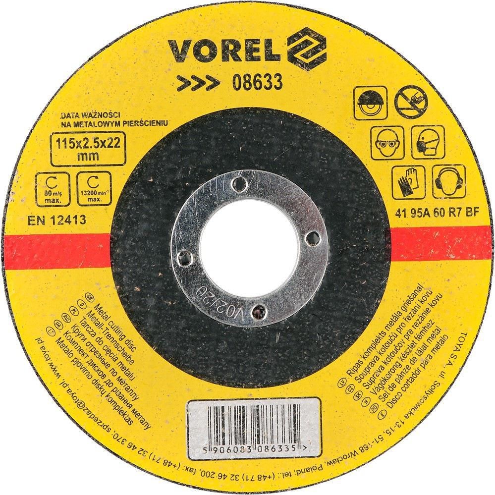Domácnost a Zahrada - Vorel Kotouč na kov 115 x 22 x 2,5 mm