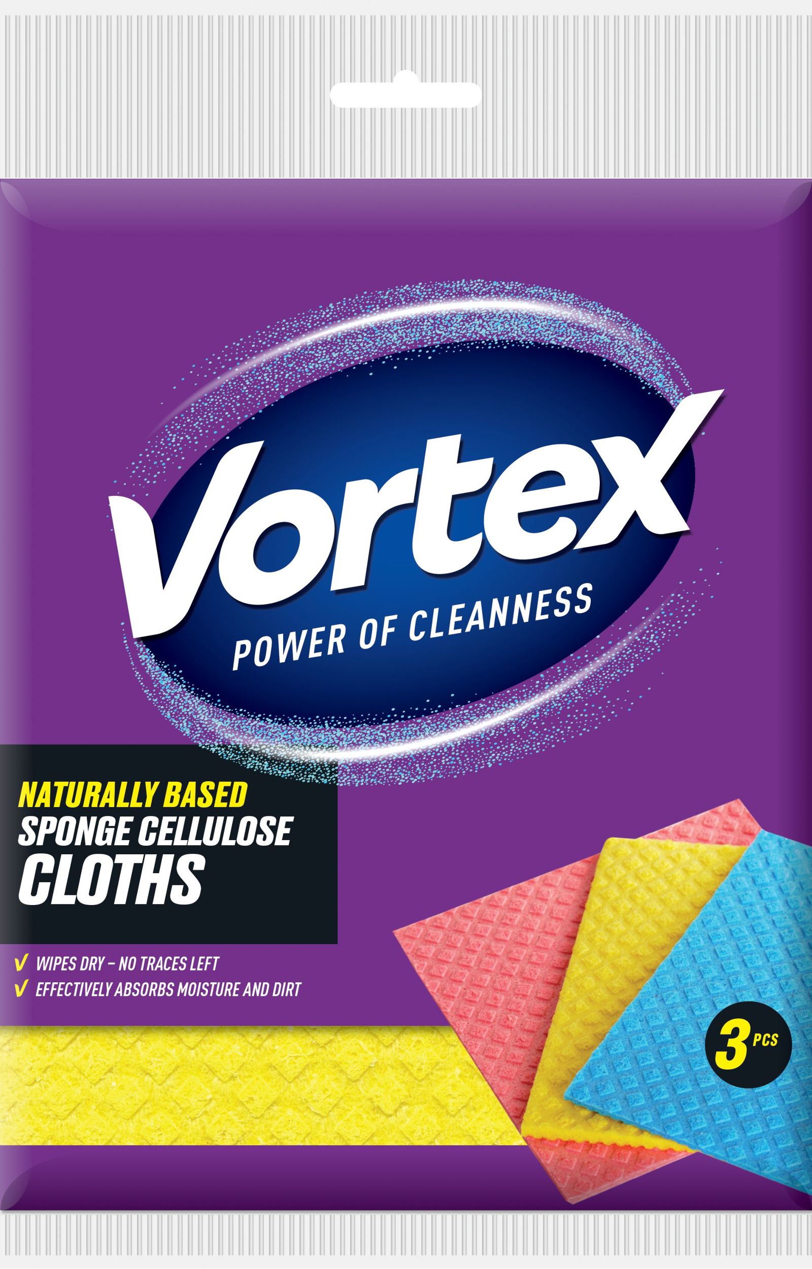 Vortex Houbový hadřík z celulózy 3 ks