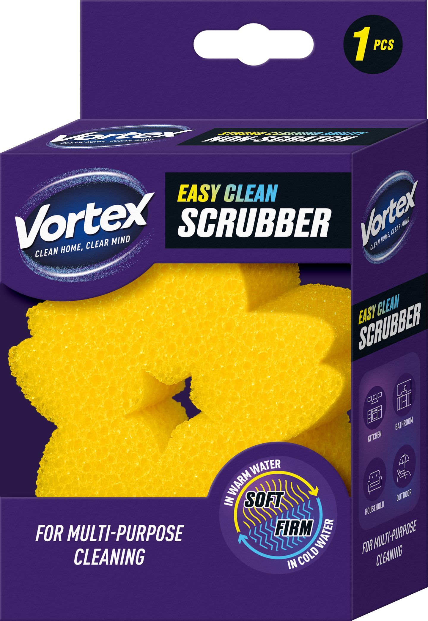 Vortex Kuchyňská houbička Easy Clean Scrubber 1 ks