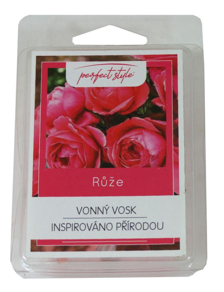 Domácnost a Zahrada - Vosk vonný vůně Růžová zahrada 68g, 6ks
