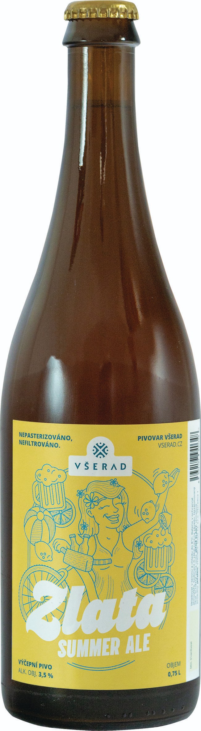 Nápoje - Všerad Zlata 0,75l