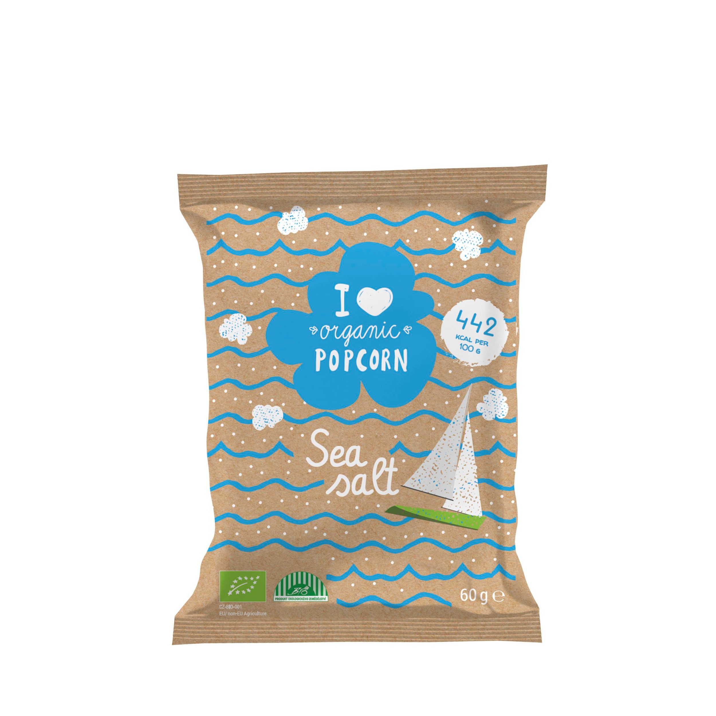 Zdravý svět - Vypukovaný BIO popcorn slaný 60g