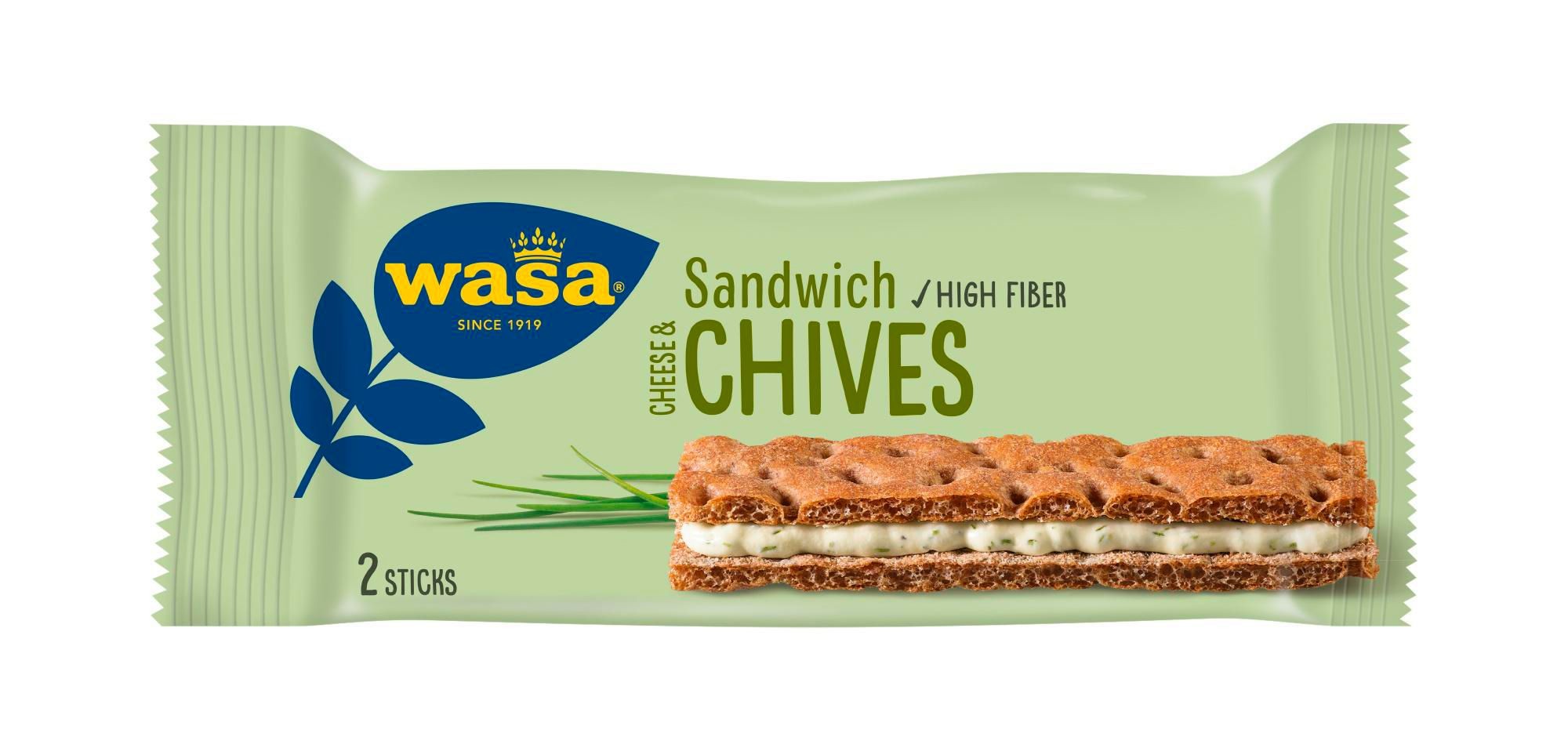 Wasa sandwich sýr a pažitka 37g